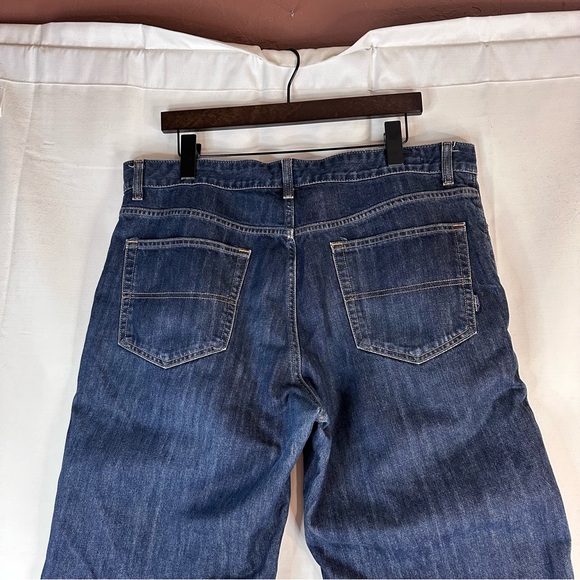 PATAGONIA Men’s Size 38 Denim Jeans Button Fly Relaxed Fit Bootcut Style - Picture 11 of 16